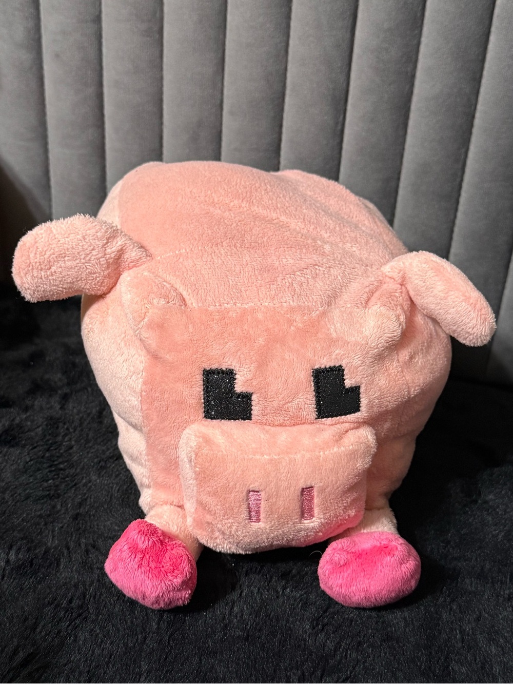 💞4/$35-Nanco Cube Pink Pig Plush 8” Video Game Inspired Pixel Pig Stuffed Animal